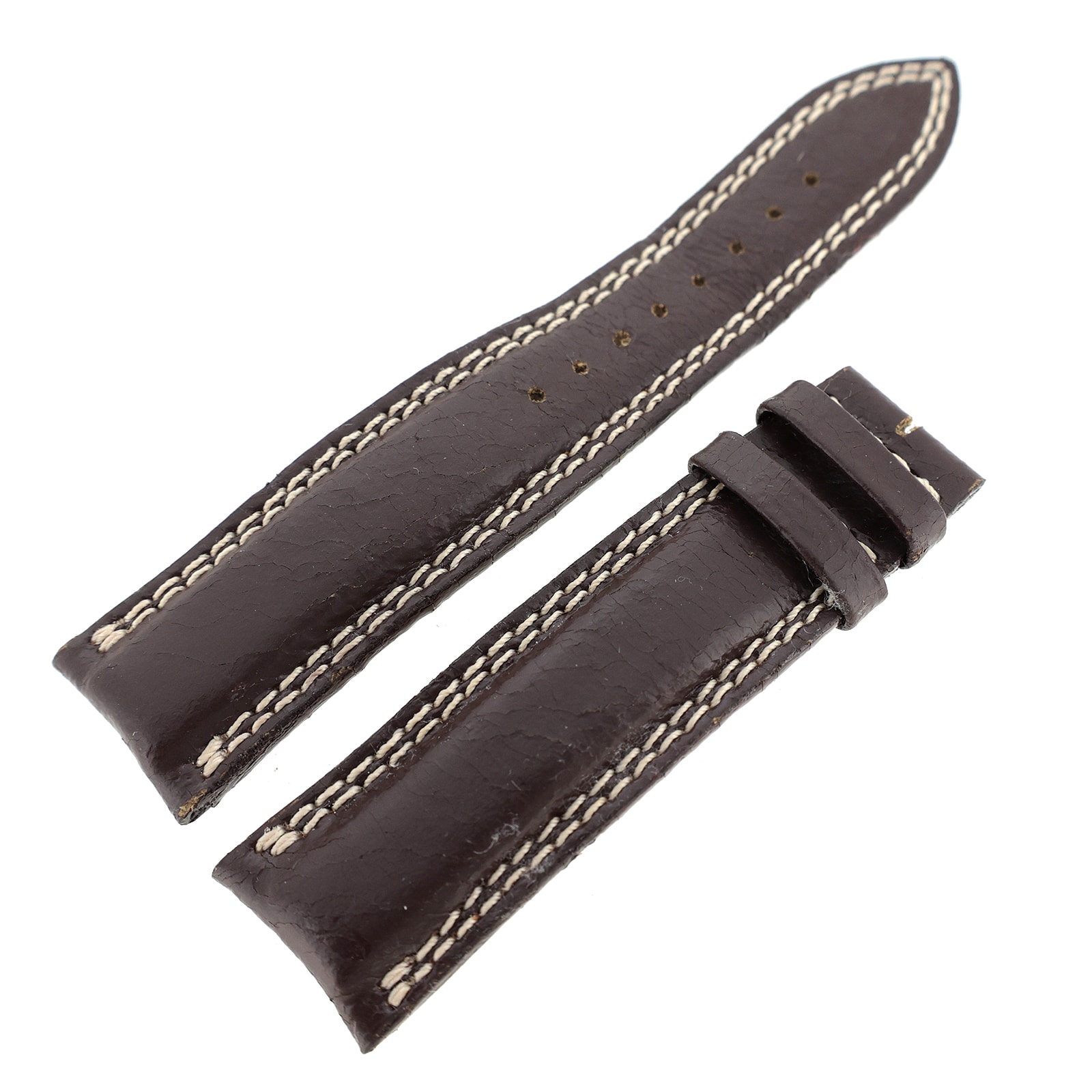 JAEGER LECOULTRE ジャガールクルト  純正 レザーベルト 21mm  ブラウン  メンズ 時計ベルト