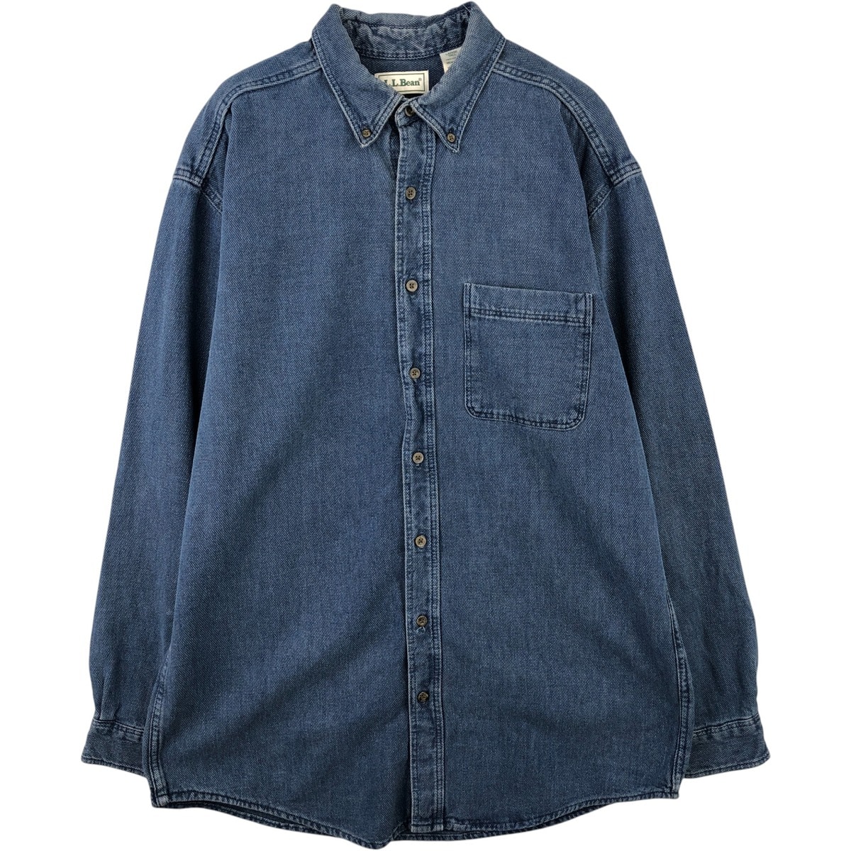 古着 80~90年代 エルエルビーン L.L.Bean 長袖 ボタンダウンシャツ USA製 メンズL相当 ヴィンテージ/eaa589068