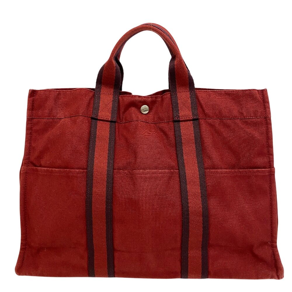 エルメス HERMES トートバッグ エルメス フールトゥMM ハンドバッグ ショルダーバッグ レッド