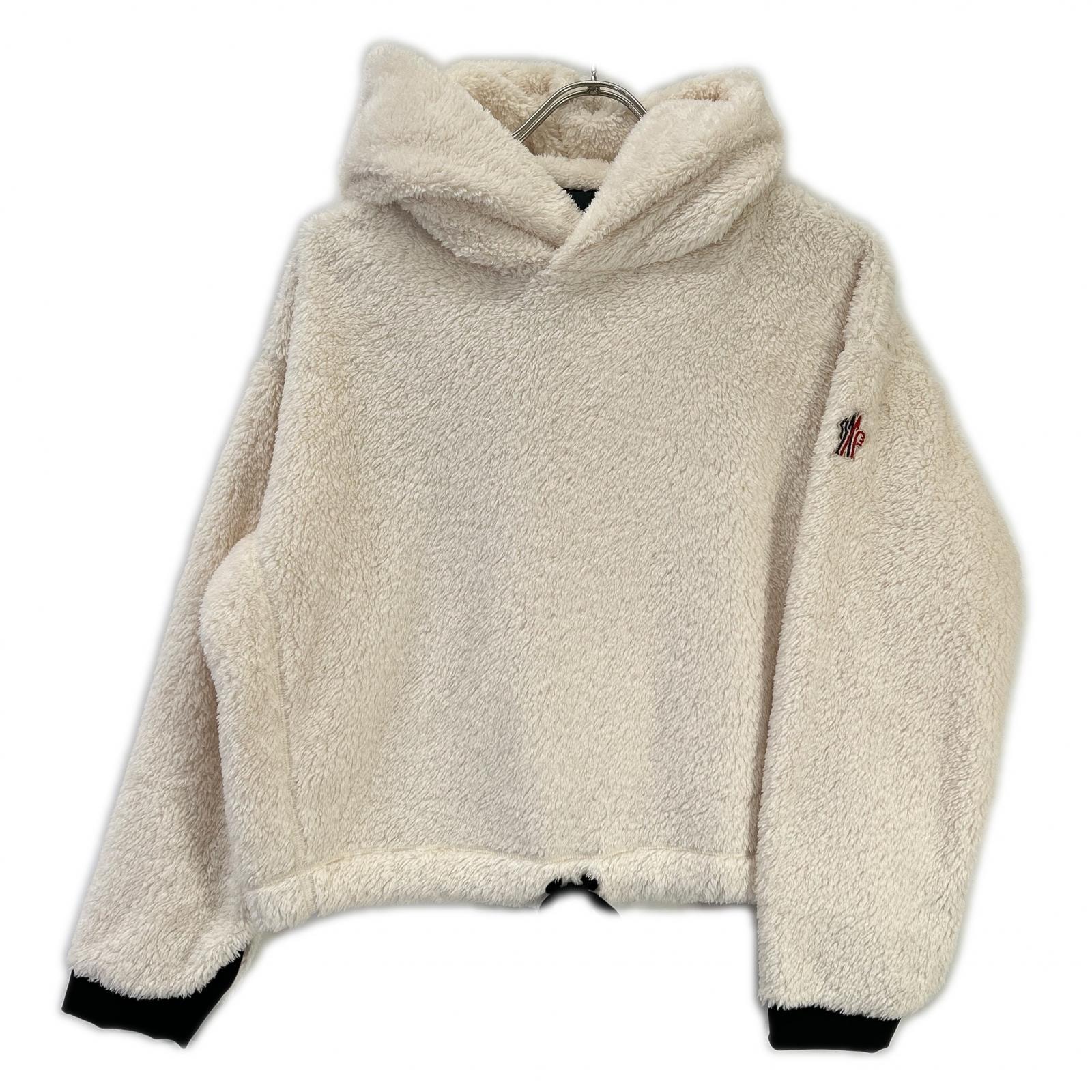 モンクレール 【グルノーブル】22年製 MAGLIA CON CAPPUCCIO ボアパーカー S
