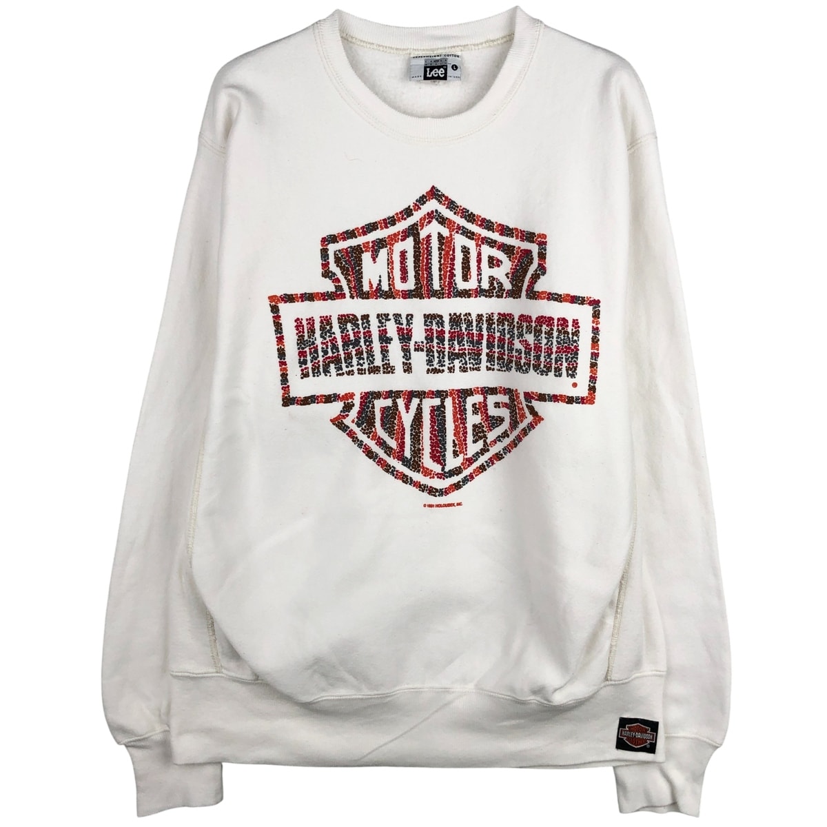 古着 90年代 リー Lee HARLEY-DAVIDSON ハーレーダビッドソン アドバタイジング スウェットシャツ トレーナー USA製 メンズL相当 ヴィンテージ/eaa604608