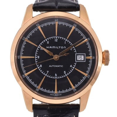 値下 ハミルトン HAMILTON H40505731 アメリカンクラシック レイルロード デイト 自動巻き メンズ P#143805