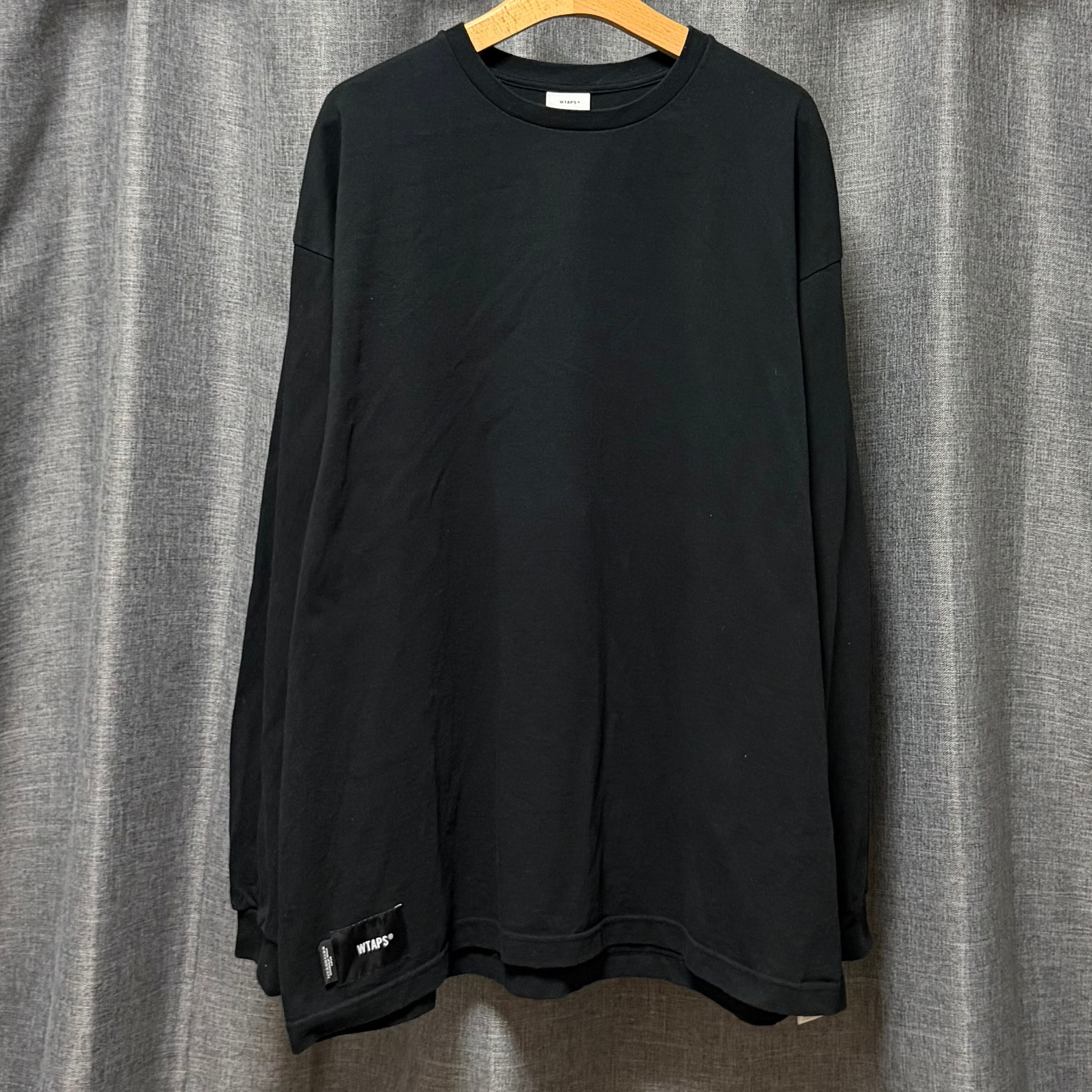 WTAPS Peak Out / LS / Cotton "Black"