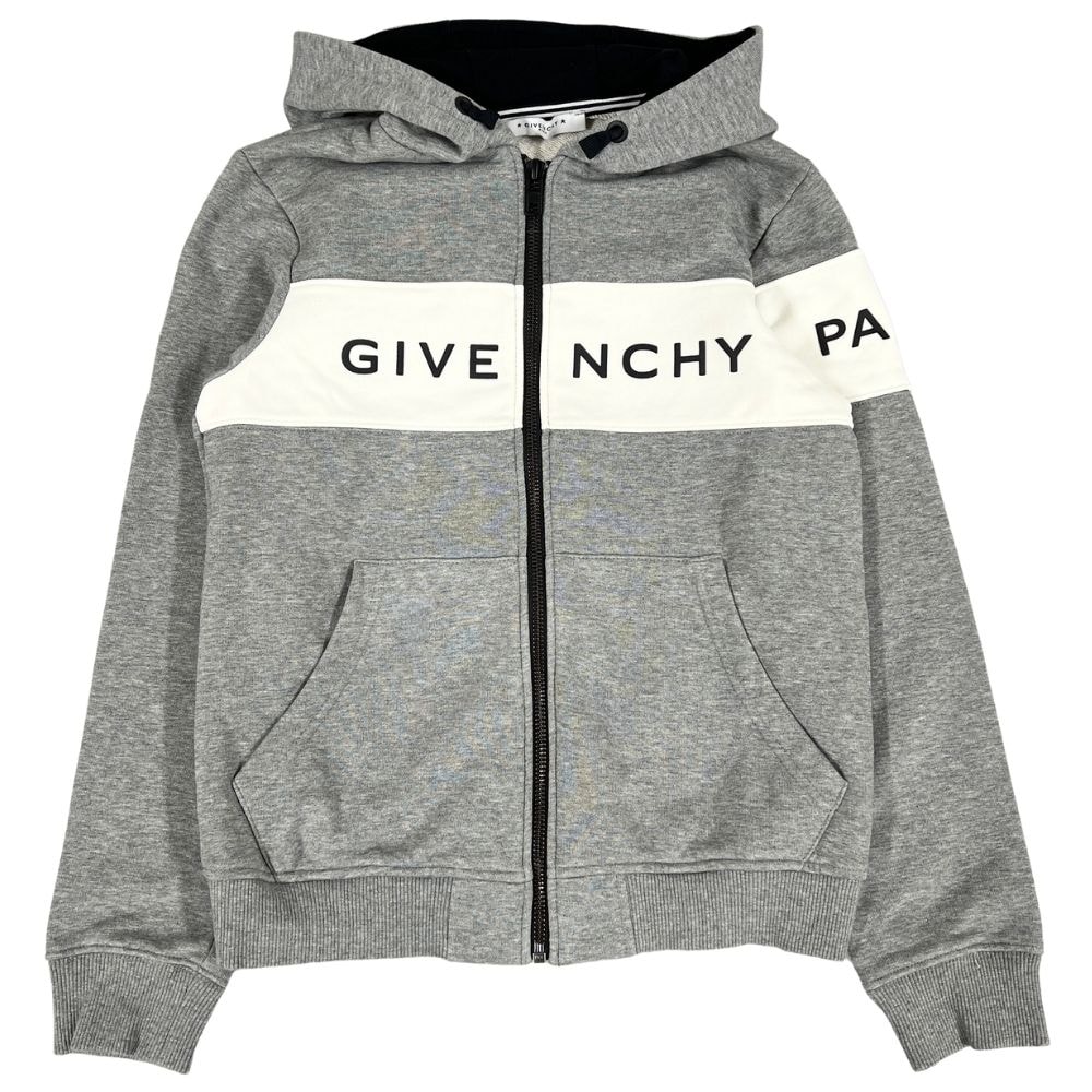 GIVENCHY ジバンシー H25120 ロゴ ジップ スウェットパーカー 56279