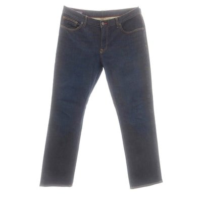 【中古】トミーヒルフィガー TOMMY HILFIGER ストレッチ コットン ジーンズ デニムパンツ ネイビー【サイズ36】【メンズ】