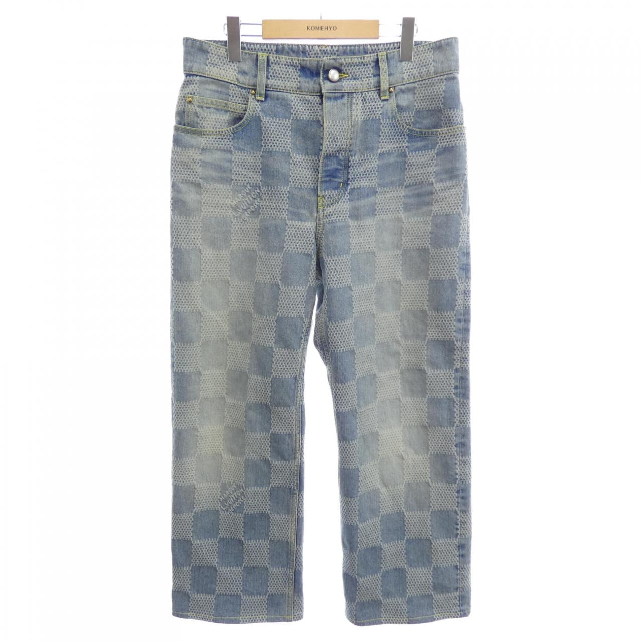 ルイヴィトン LOUIS VUITTON ダミエデニムスケートパンツ HRD48WGRT ジーンズ