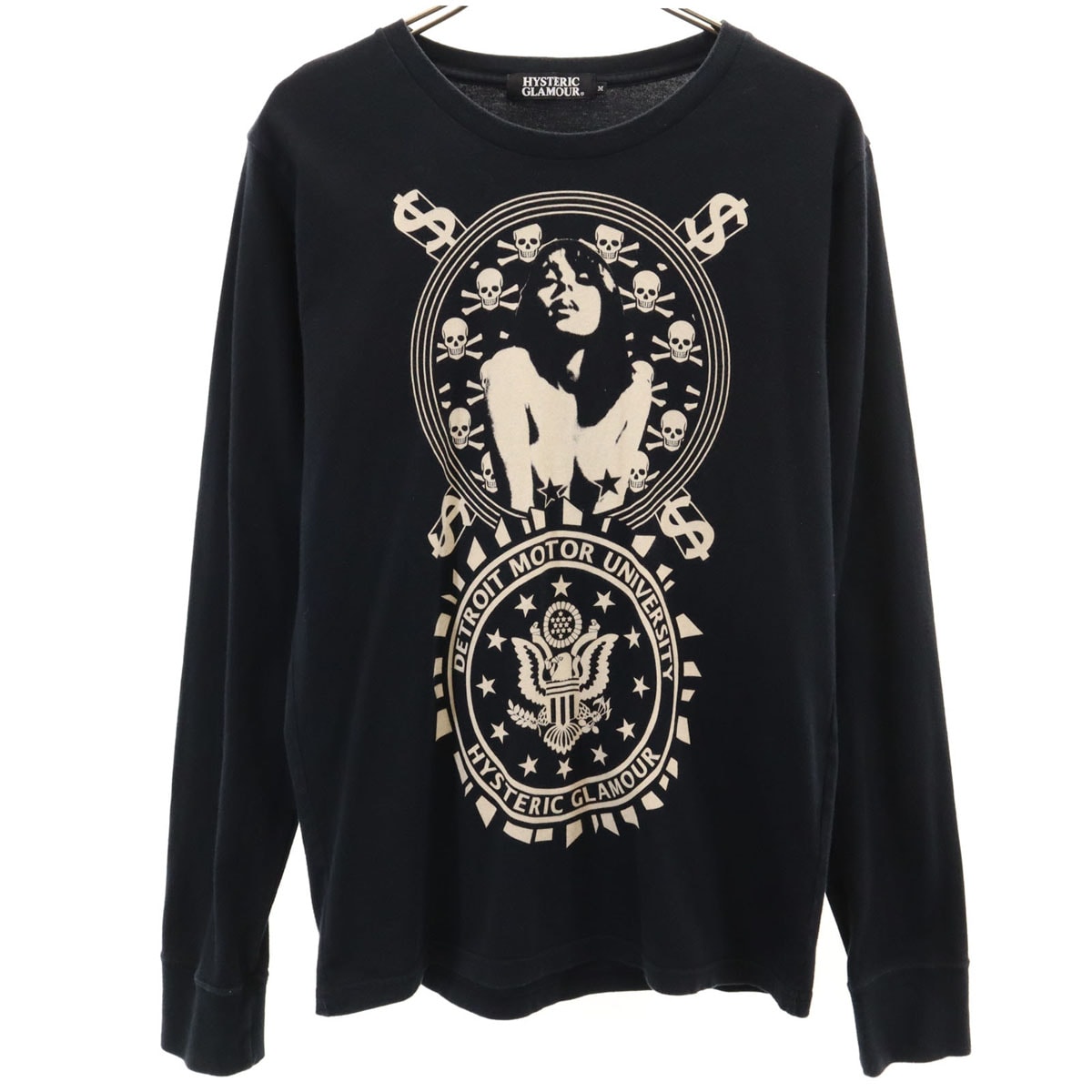 HYSTERIC GLAMOUR」 長袖カットソー FREE ブラック レディース 