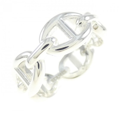 Hermes Chaine D'ancre Enchainee Ring PM "Silver"