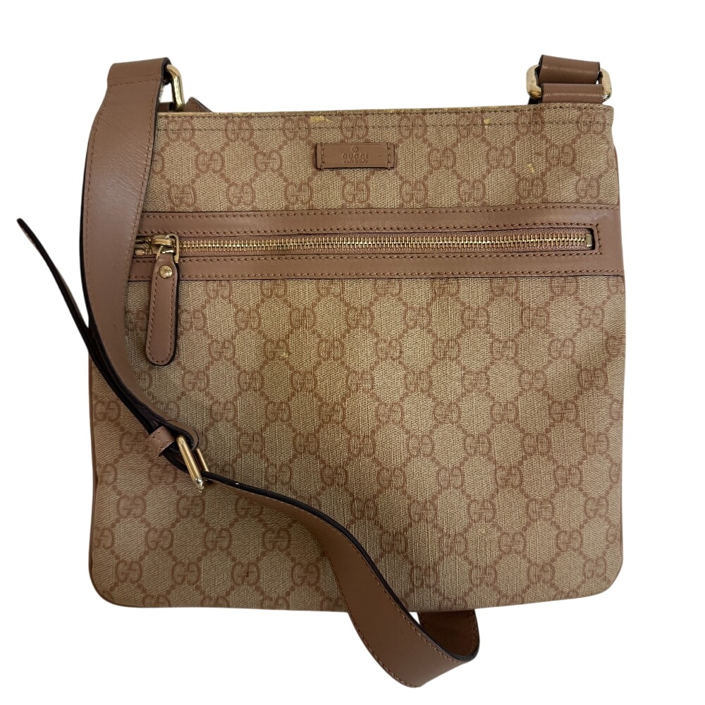 グッチ GUCCI ショルダーバッグ GGスプリーム サコッシュ 斜め掛け 295257 ピンク