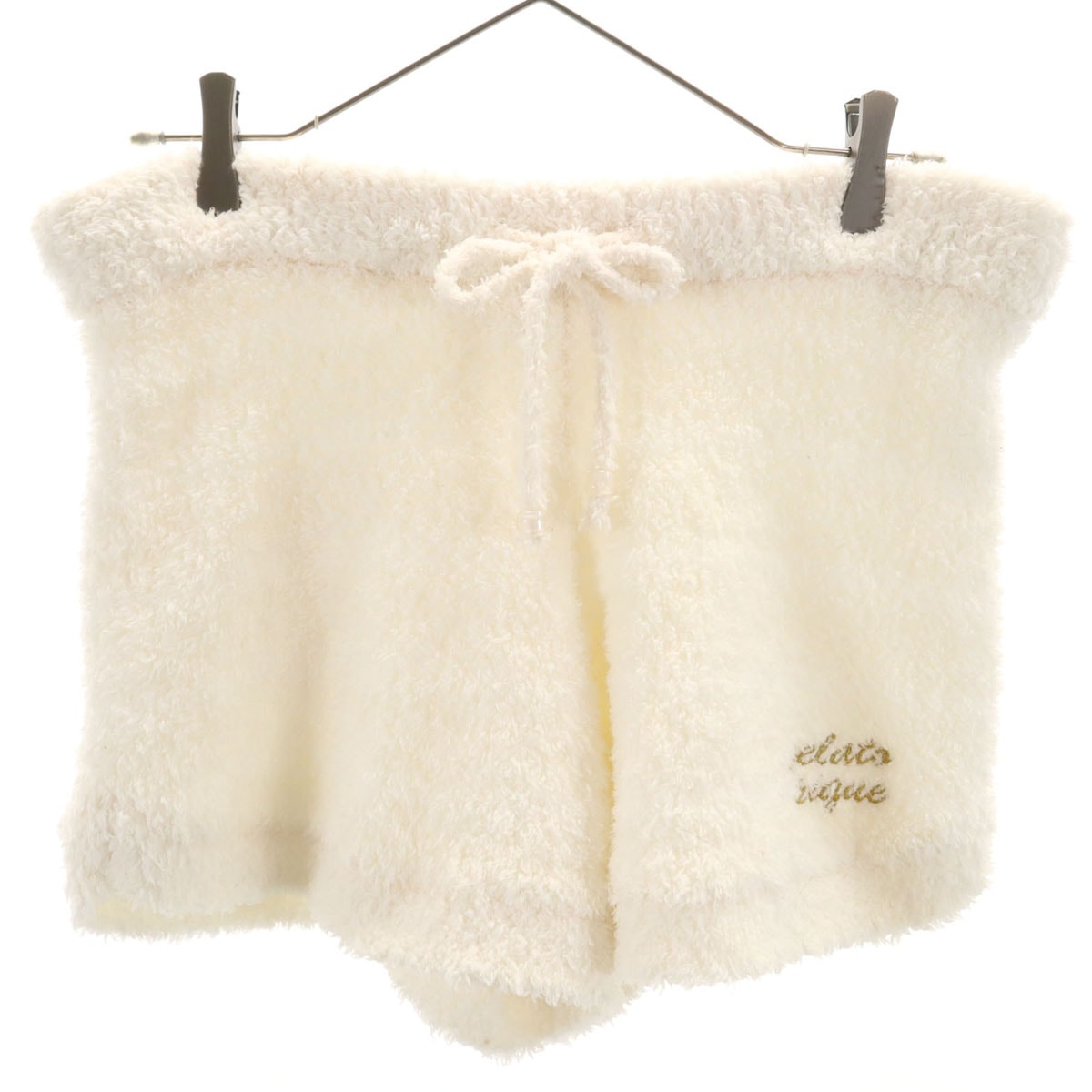 gelato pique ジェラートピケ ルームウェアショートパンツ F ホワイト系 ふわもこ