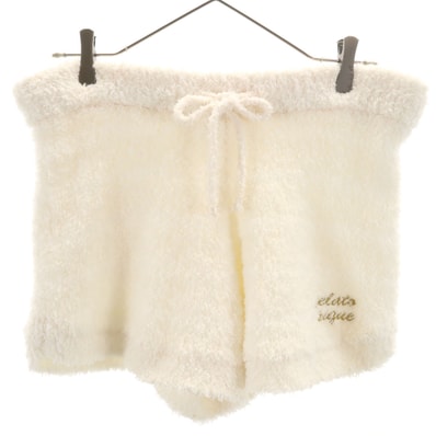 gelato pique ジェラートピケ ルームウェアショートパンツ F ホワイト系 ふわもこ