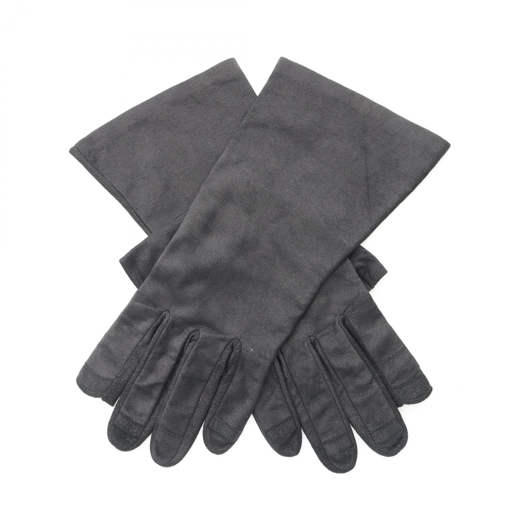 リックオウエンス Rick Owens 手袋 衣料品 レザー メンズ ブラック系 RR02D6451 【中古】
