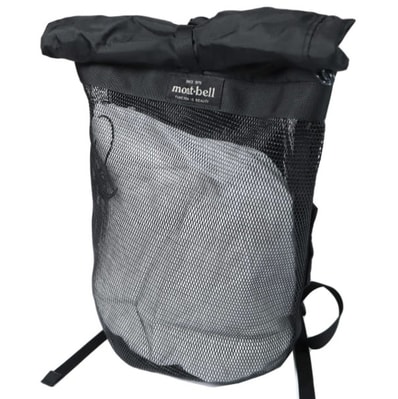 mont-bell モンベル メッシュギアパック 20 1123321 BLACK メッシュギアコンテナ 20L バックパック リュック カバン g28115