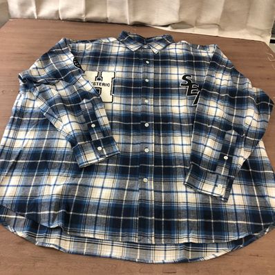 WIND AND SEA x HYSTERIC GLAMOUR Check Shirt "Blue"