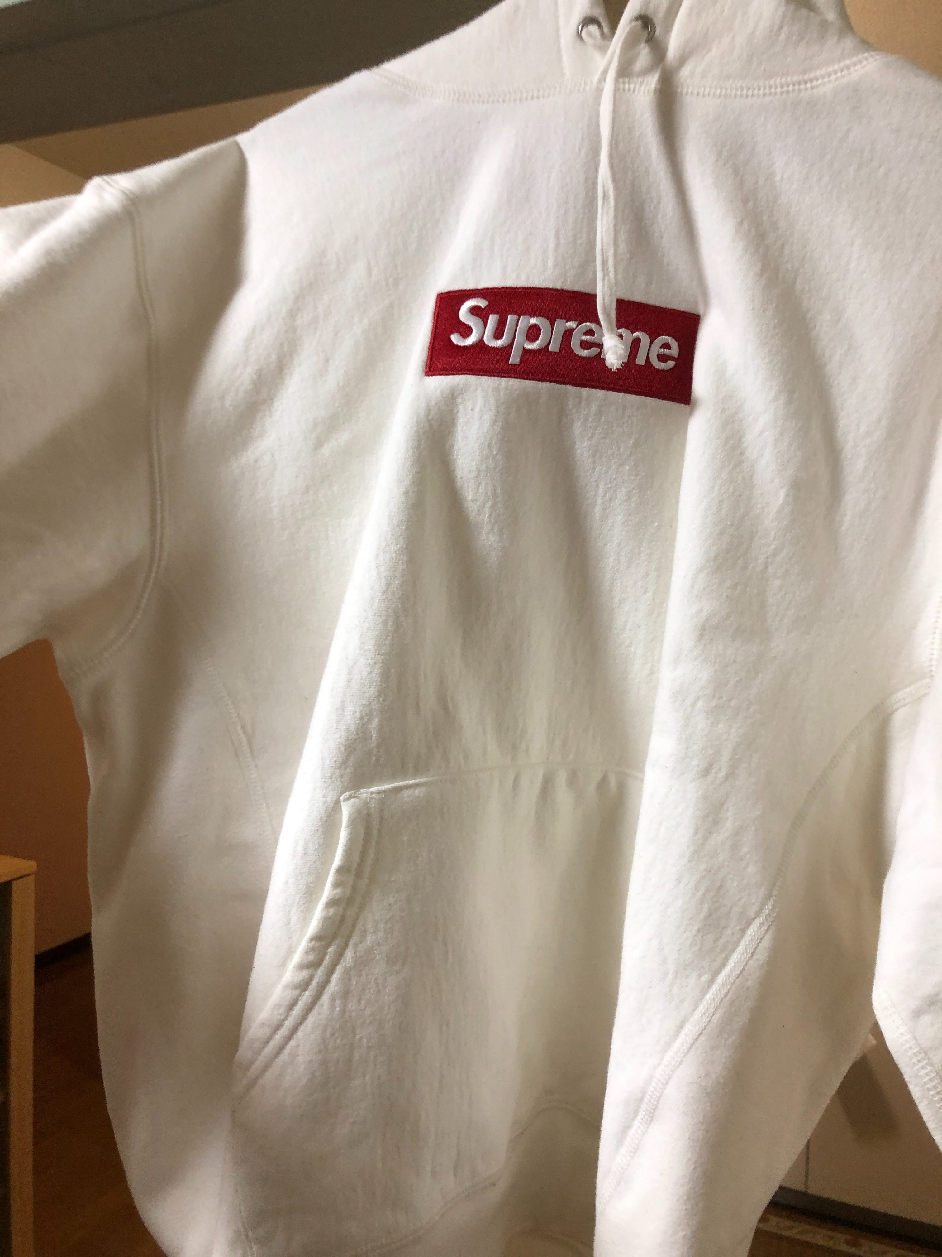 Supreme Box Logo Hooded Sweatshirt "White" (21FW)