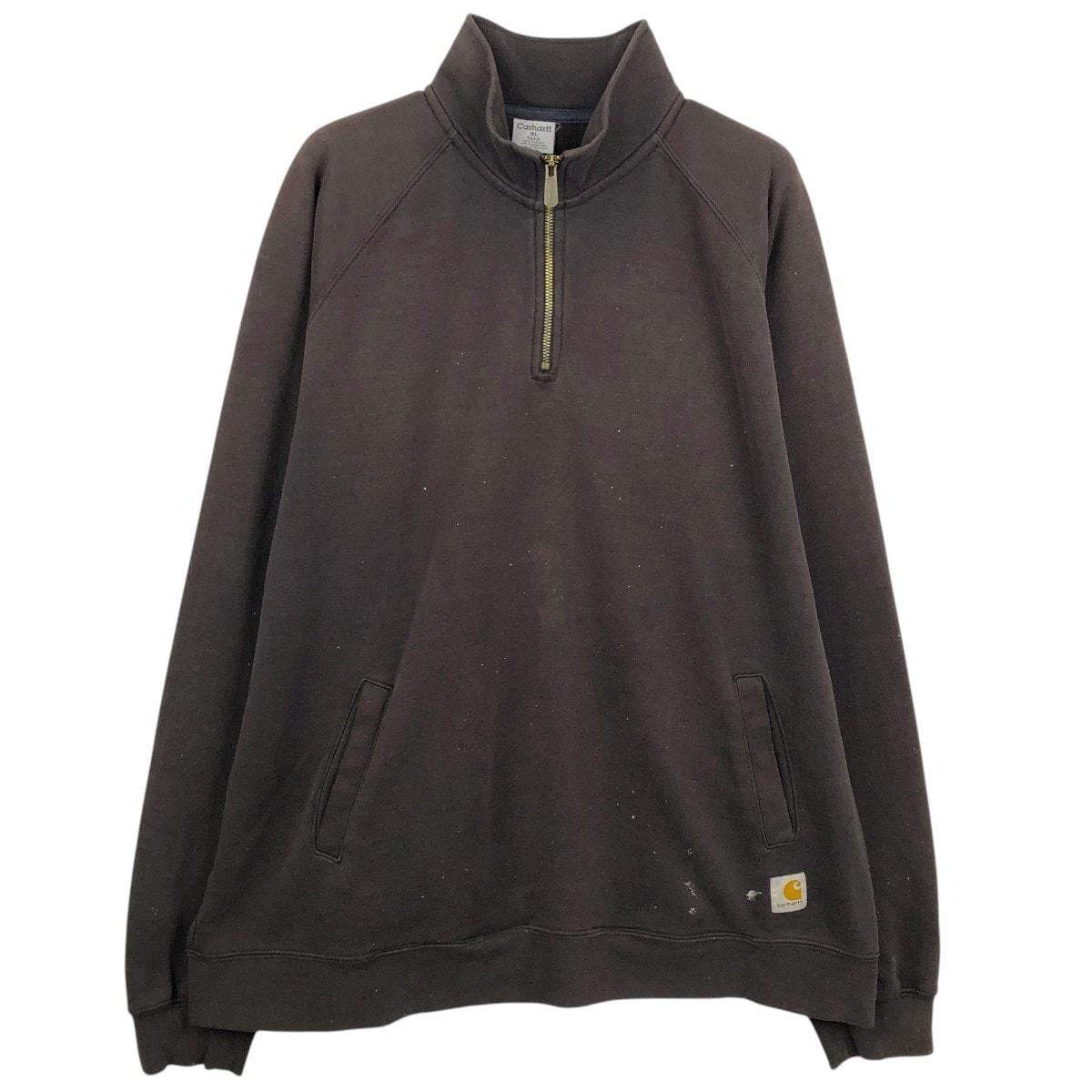 古着 カーハート Carhartt ハーフジップスウェットシャツ トレーナー メンズXL相当/eaa671720