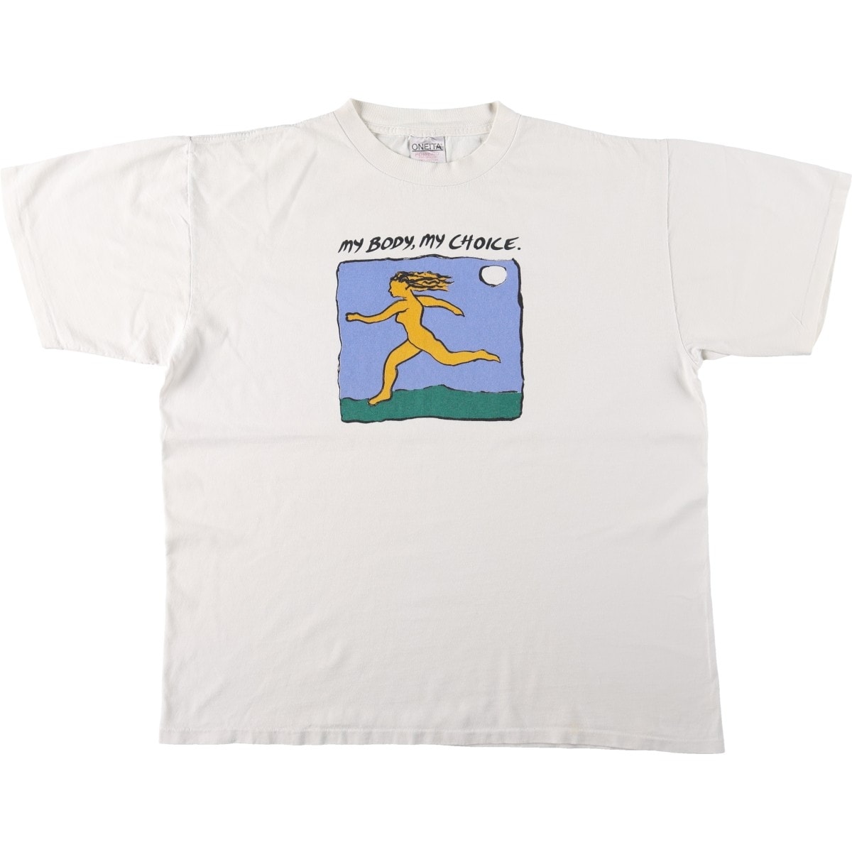 古着 90年代 オニータ ONEITA POWER-T アートTシャツ USA製 メンズXL相当 ヴィンテージ/eaa656731