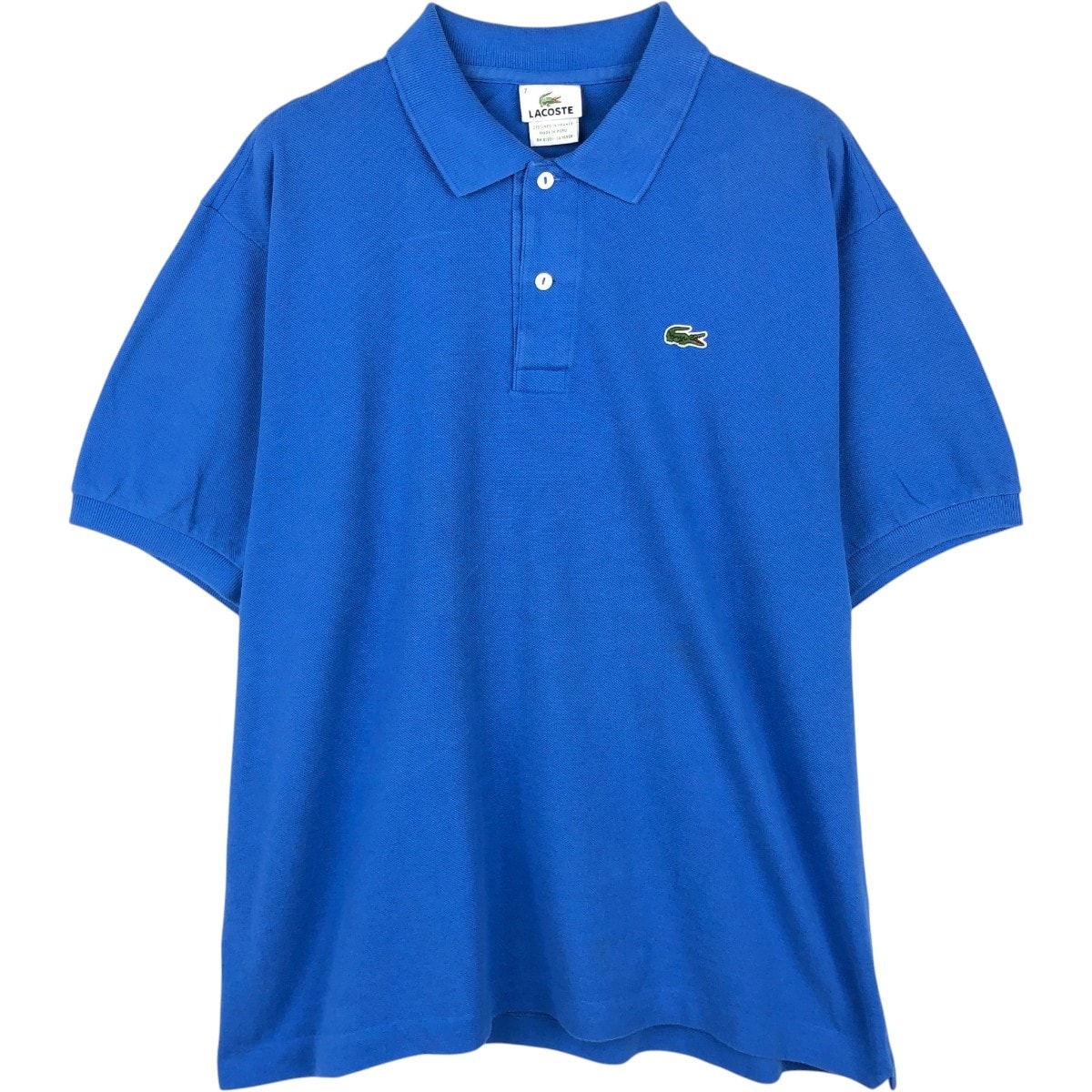 古着 ラコステ LACOSTE フランス企画 半袖 ポロシャツ 7 メンズXXL相当/eaa667435