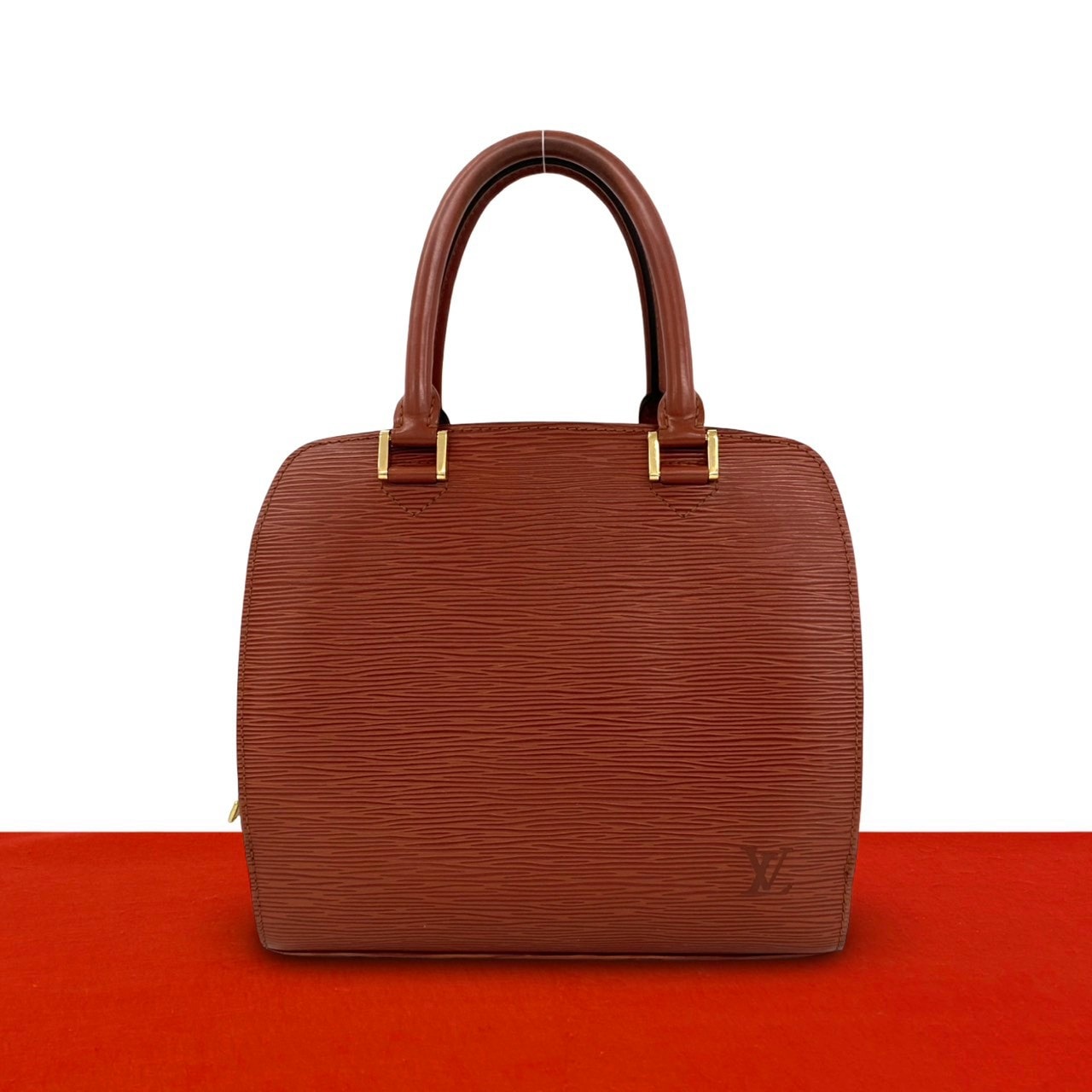 LOUIS VUITTON ルイヴィトン ポンヌフ エピ レザー ハンドバッグ ケニアブラウン ブラウン
 13144