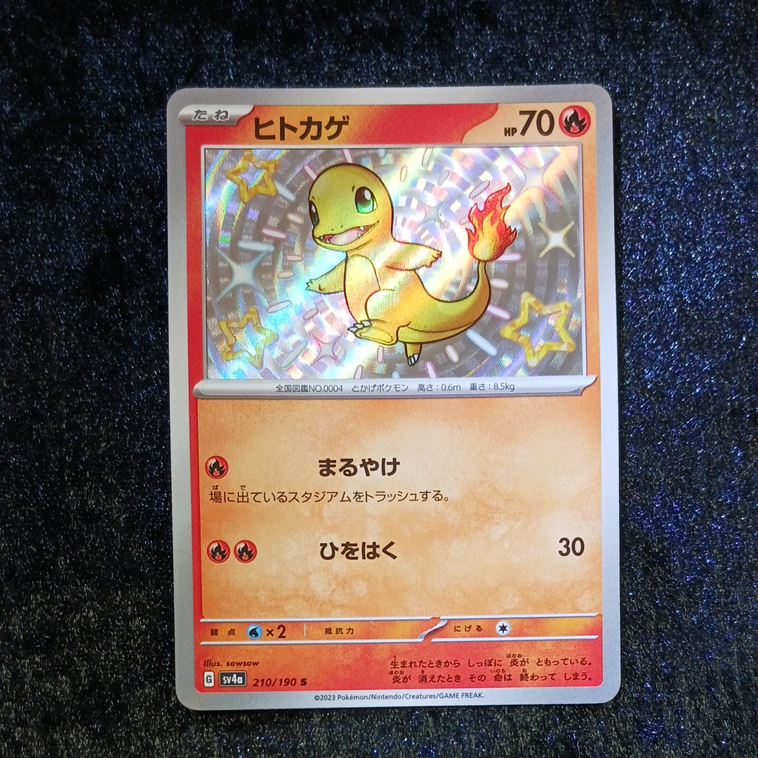 PSA10】ヒトカゲ S[SV4a 210/190](ハイクラスパック「シャイニー