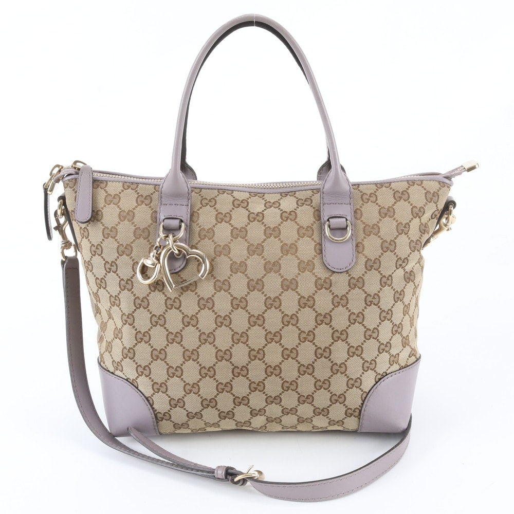 ■美品 グッチ GGキャンバスハートビット 269957 ショルダーバッグ