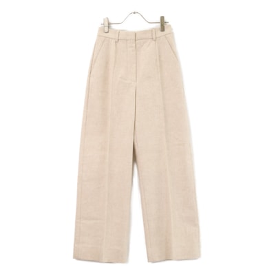エルメス 【美品/国内正規/25AW】5H0448DC エトリエ クルードセル センターシーム ワイドパンツ 34