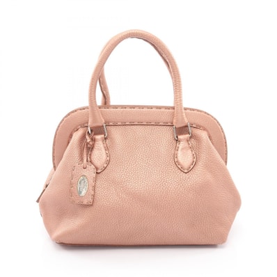 フェンディ FENDI セレリア ドクターズバッグ ハンドバッグ バッグ レザー レディース ゴールド系 【中古】