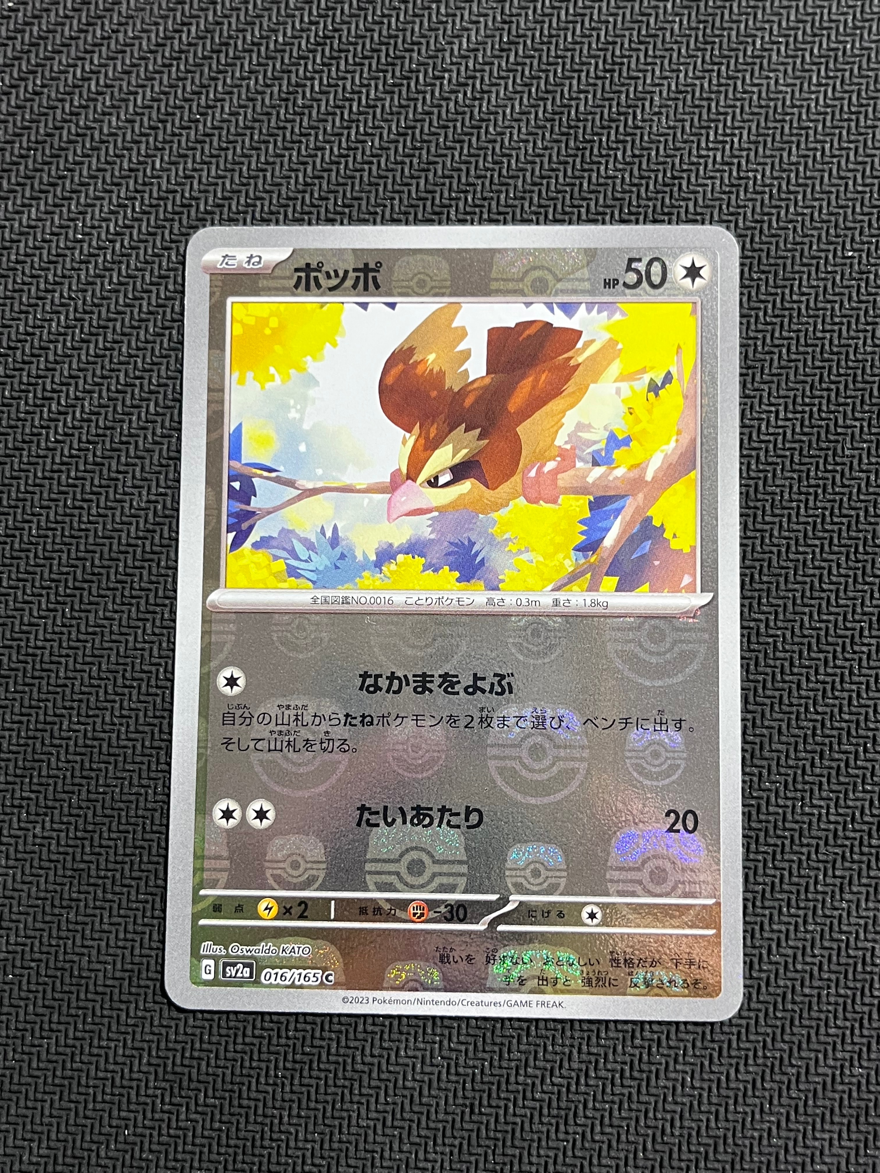 ポッポ C: マスターボールミラー[SV2a 016/165](強化拡張パック「ポケモンカード151」)