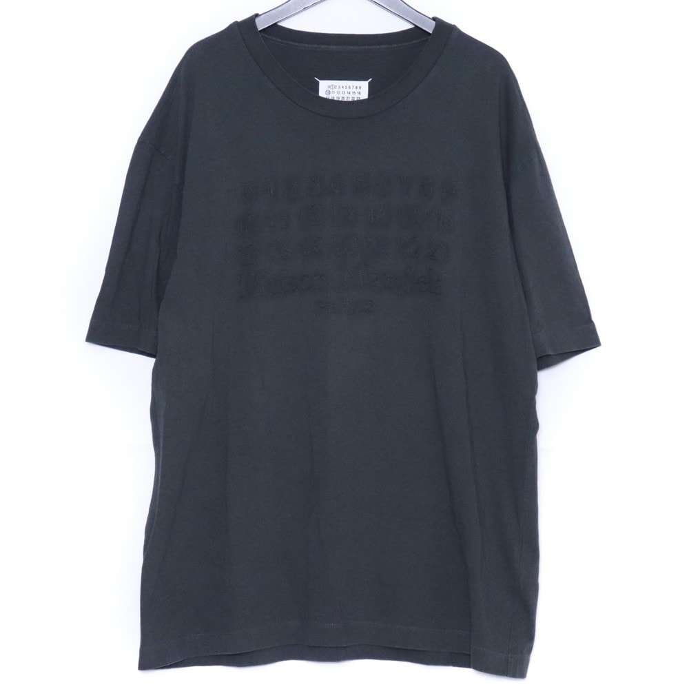 Maison Margiela Men's Embroidered Logo T-Shirt "Black"