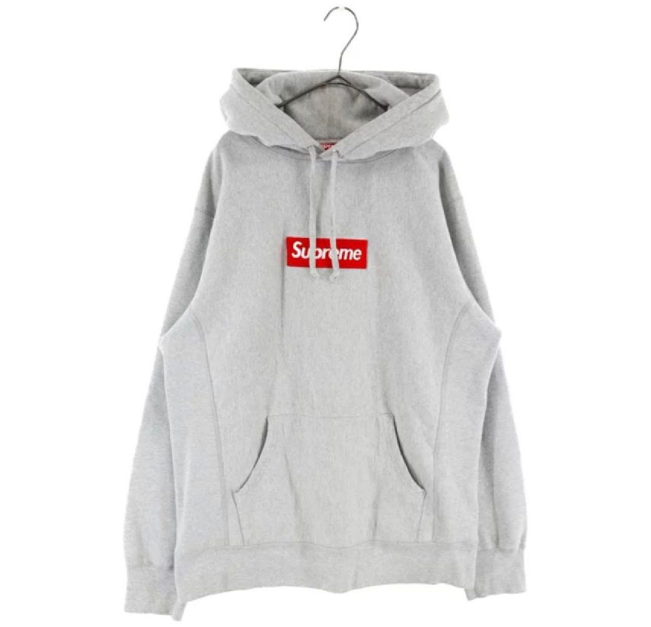 Supreme Box Logo Hooded Sweatshirt "Heather Grey" (16FW)
