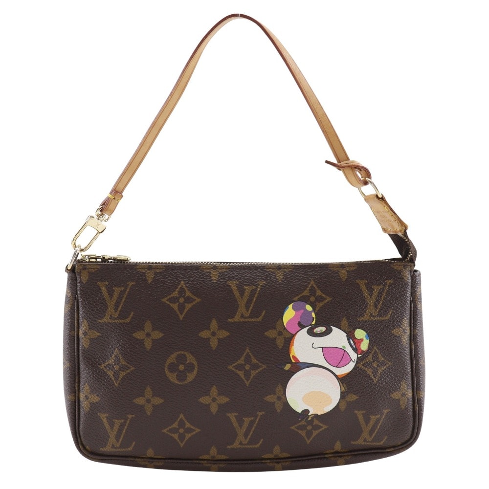 Louis Vuitton x Takashi Murakami Pochette Accessories Monogram Panda