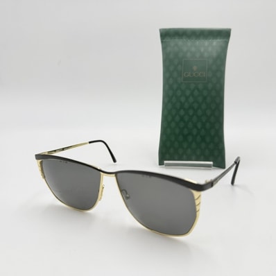 GUCCI(グッチ)GG2231/S サングラス ブラック×ゴールド メタルフレーム