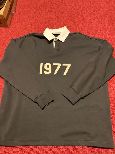 FEAR OF GOD ESSENTIALS 1977 RUGBY "Iron"