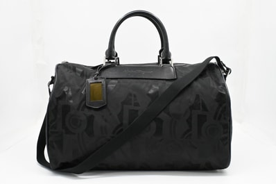 フェラガモ ボストンバッグ ショルダーバッグ 黒 ブラック