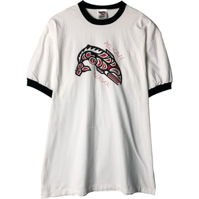 古着 90年代 オニータ ONEITA PowerPro スーベニア リンガーTシャツ メンズXL相当 ヴィンテージ/eaa578562