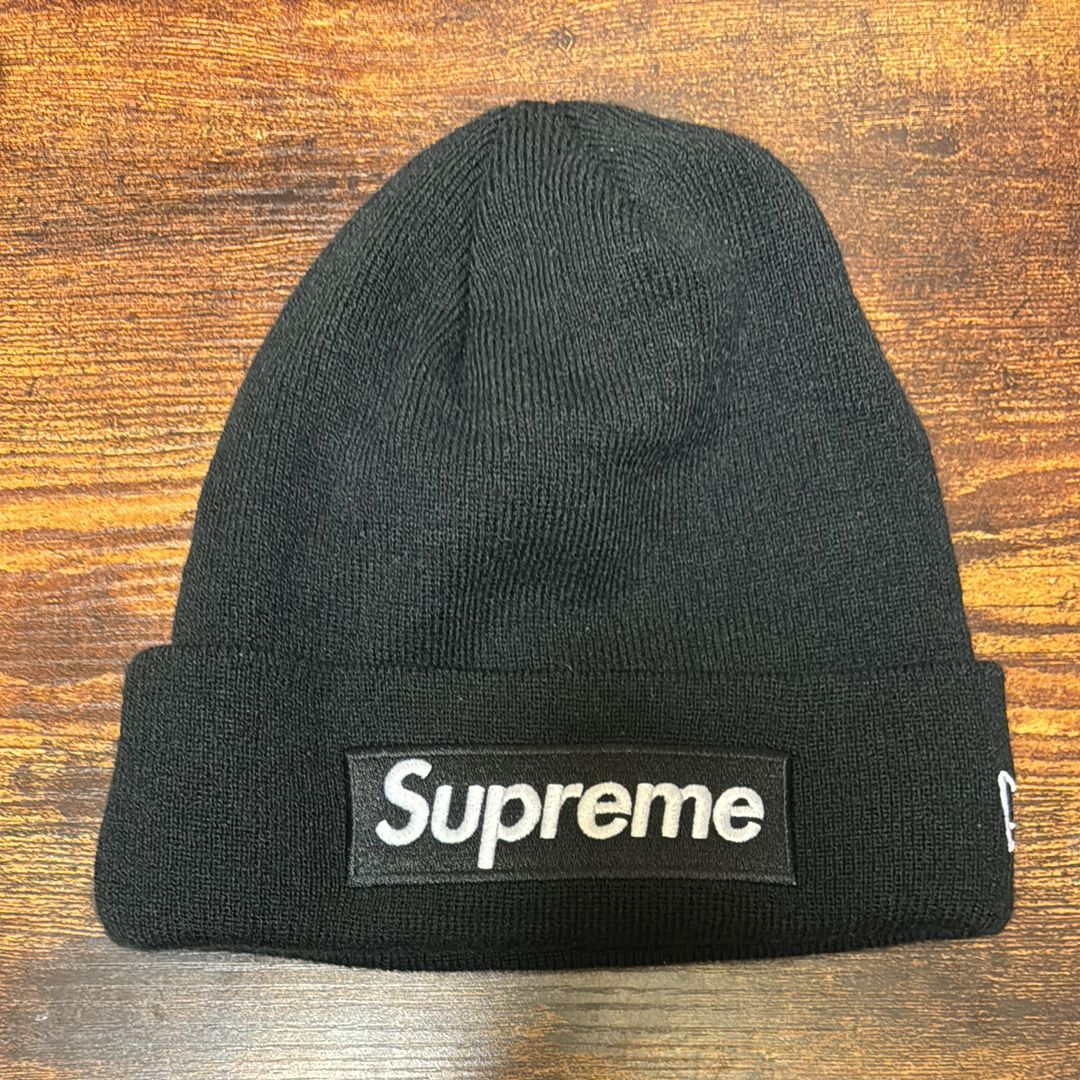 Supreme New Era® Box Logo Beanie "Black" (21FW)