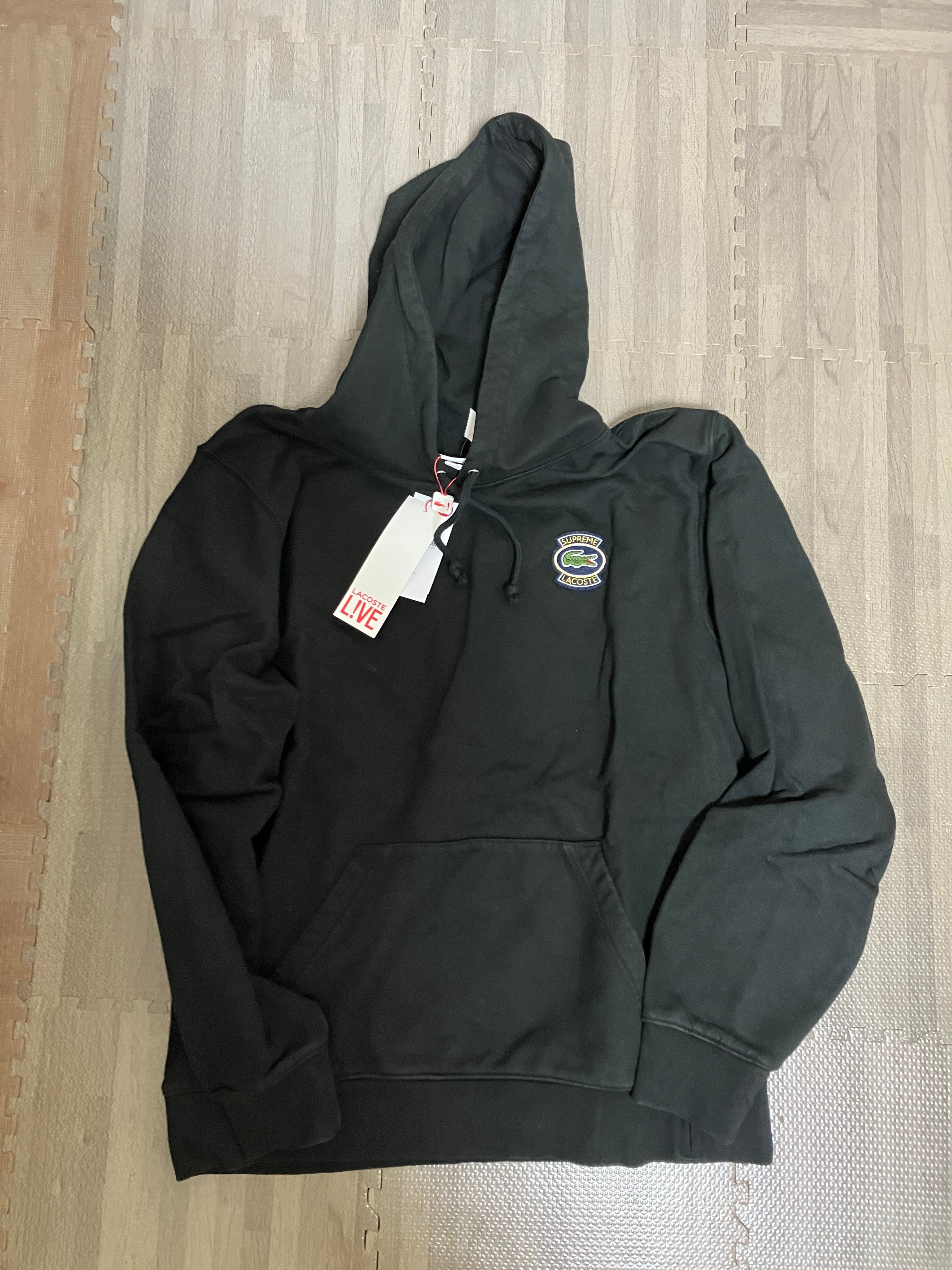 supreme lacoste hooded sweatshirt