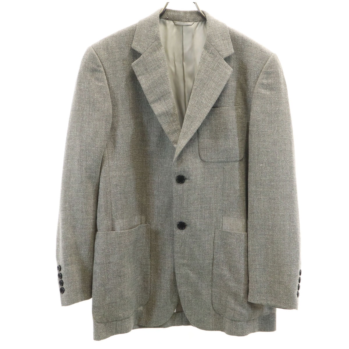 Christian Dior クリスチャンディオール 90s 日本製 オールド テーラードジャケット S グレー