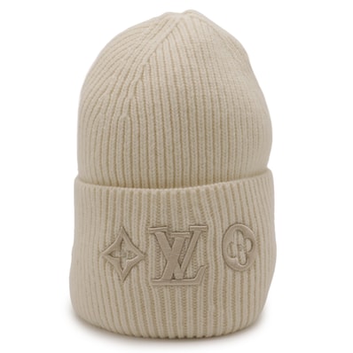 ルイ・ヴィトンビーニー LV ヘッドラインM77873 ニットキャップ