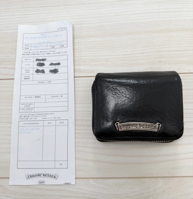 値下げ交渉可能です!CHROME HEARTS square zip クロムハーツ スクエアジップウォレット 財布