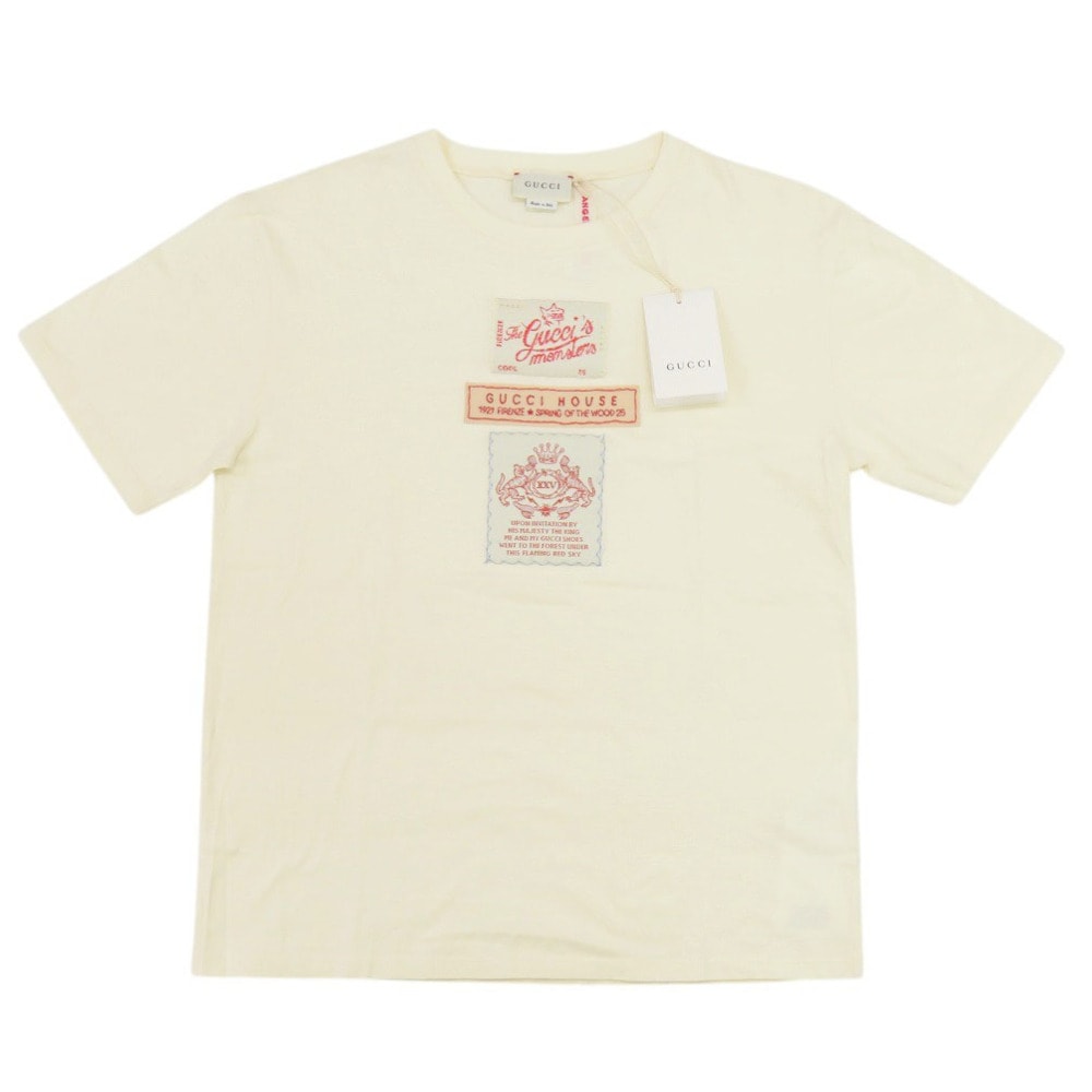 グッチ 575114 コットン ライトイエロー 半袖T