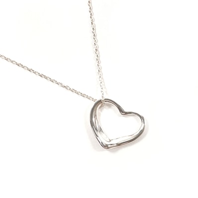 ティファニー ネックレス オープンハート エルサペレッティ シルバー