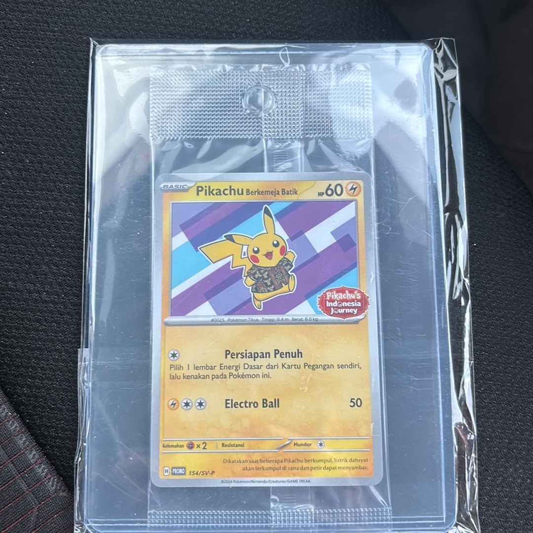 PSA10】バティックシャツを着たピカチュウ (ネイティオ柄) P [SV-P 154