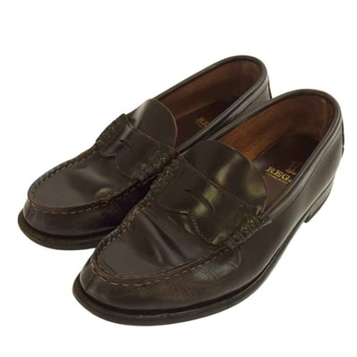 REGAL リーガル その他靴 ビーフロール コインローファー ペニーローファー シューズ ブラウン系 25EE【中古】