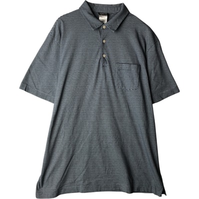 古着 パタゴニア Patagonia 52776SP13 半袖 ボーダー ポロシャツ メンズXL相当/eaa477710