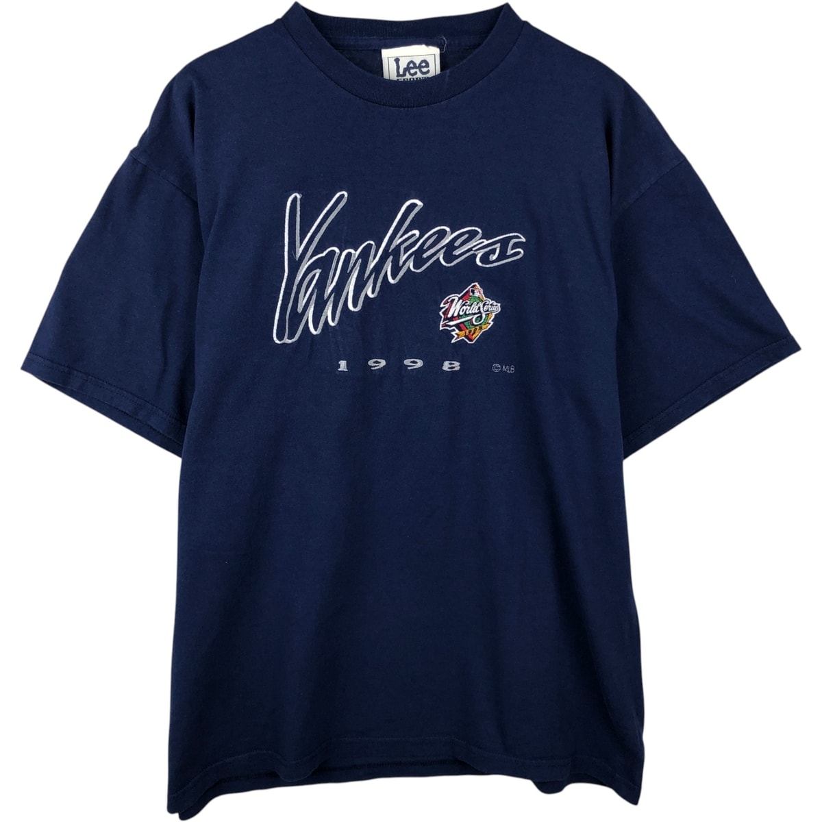 古着 90年代 リー Lee SPORT MLB NEW YORK YANKEES ニューヨークヤンキース ロゴTシャツ メンズL相当 ヴィンテージ/eaa638895