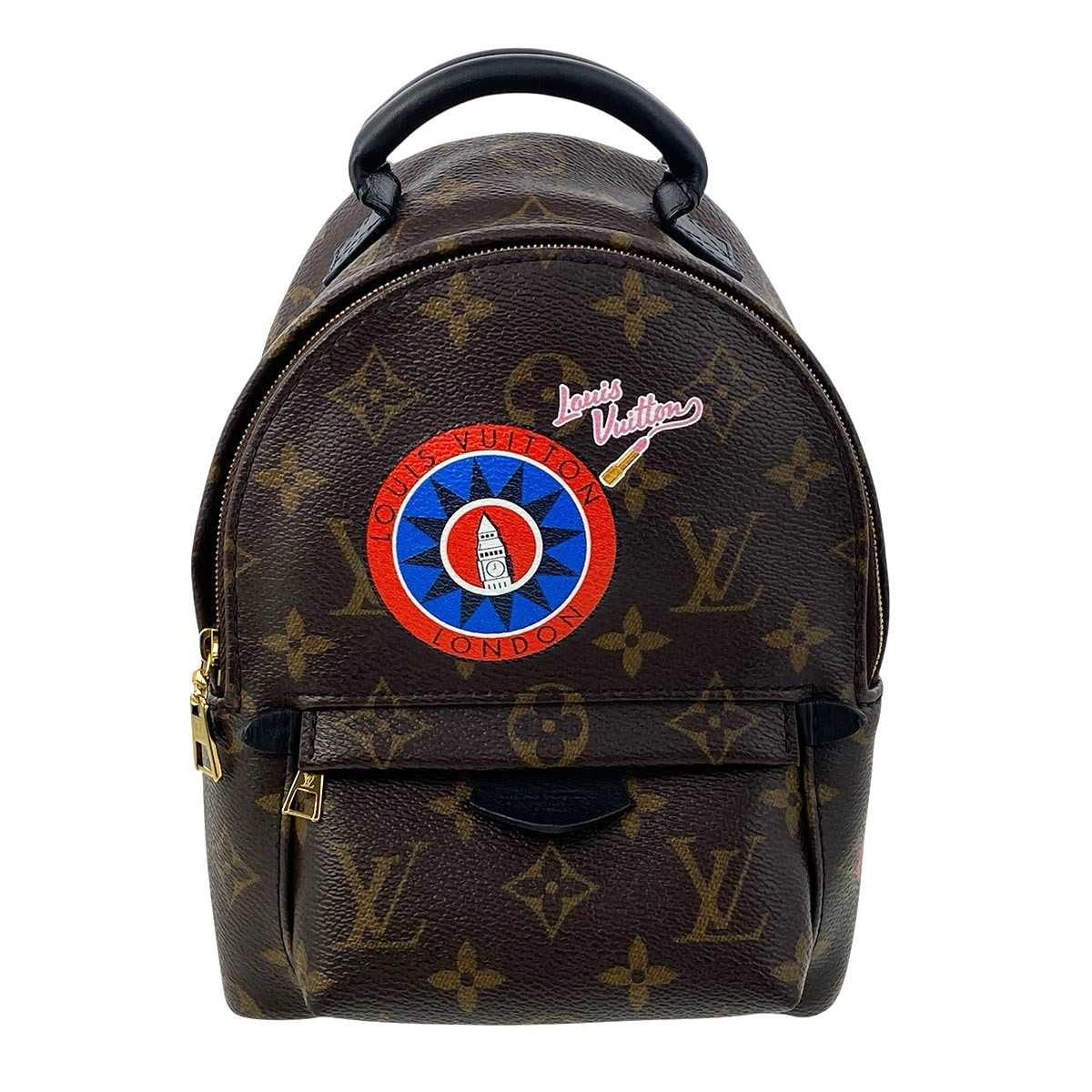LOUIS VUITTON ルイ・ヴィトン パームスプリングス バックパックMINI カスタムオーダー品 リュック・デイパック M42971 モノグラム ブラウン  レディース【中古】
