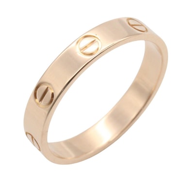 カルティエ CARTIER ミニラブ リング リング・指輪 ジュエリー K18PG(ピンクゴールド) メンズ レディース ゴールド系 【中古】