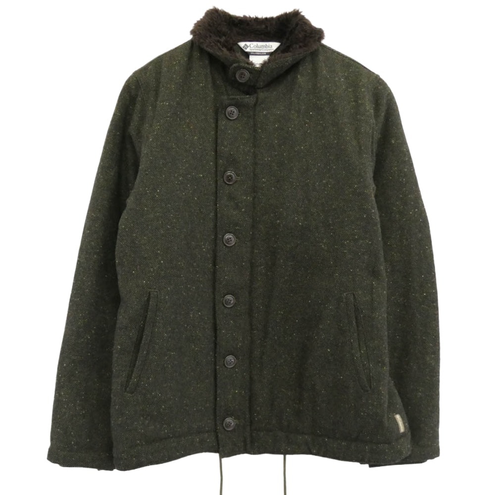 Columbia コロンビア ジャケット PM5148 裏ボア ウール N-1タイプ ジャケット ブラウン系 L【中古】