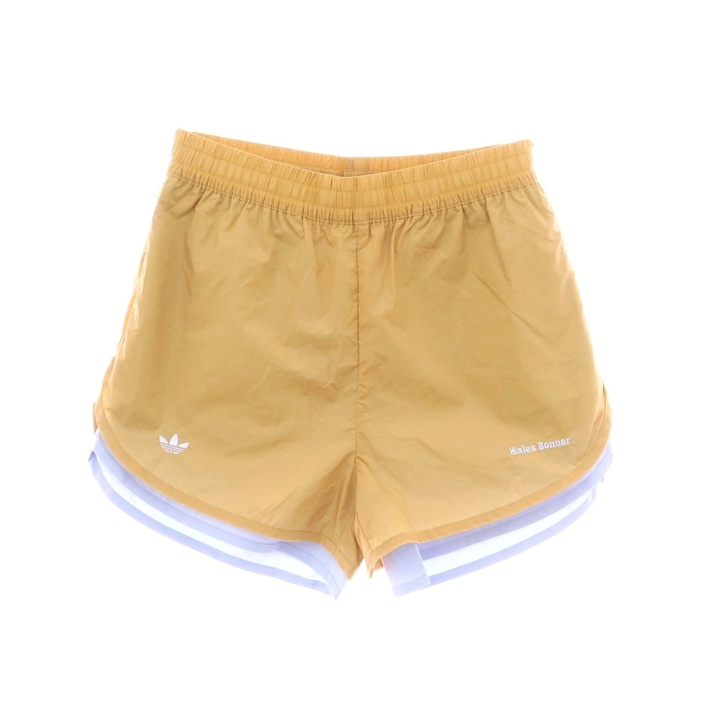 【中古】アディダス adidas × WALES BONNER ナイロン ショートパンツ ベージュ【サイズJP M】【ユニセックス】